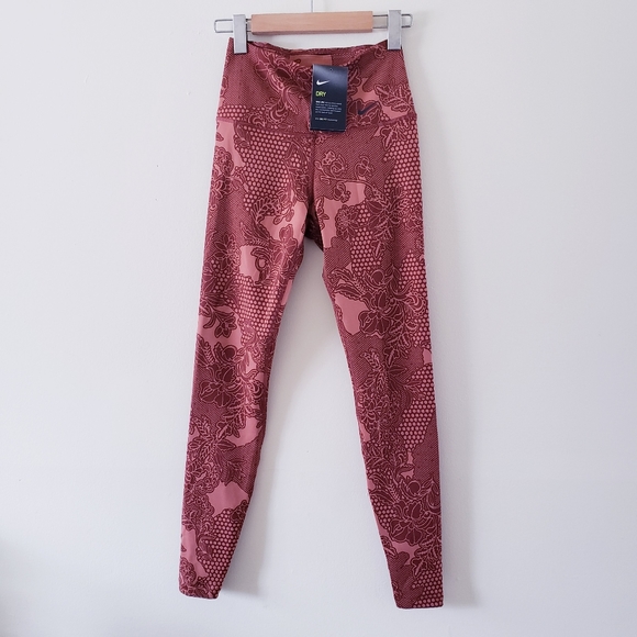 NIKE DRI - FIT Training High Rise Full Legging - NWT XS - Picture 1 of 10